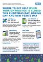Where to get help over Christmas when your GP is closed