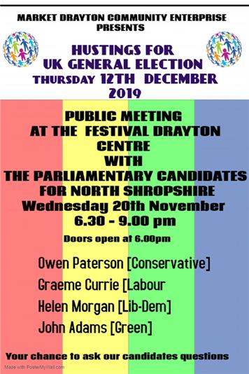  - Parliamentary candidates hustings date